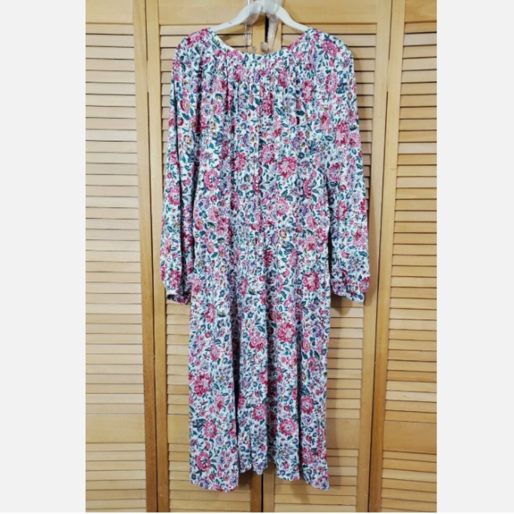 Old Navy Floral Peasant Dress Size XL - Picture 5 of 6